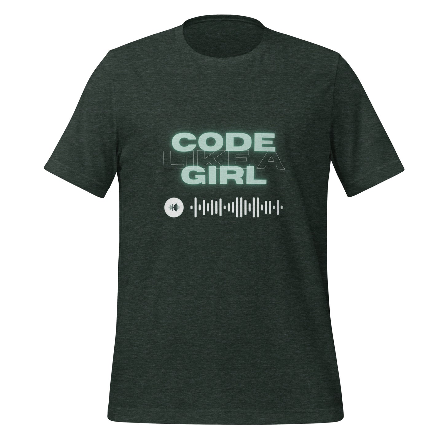 CODE LIKE A GIRL Unisex t-shirt