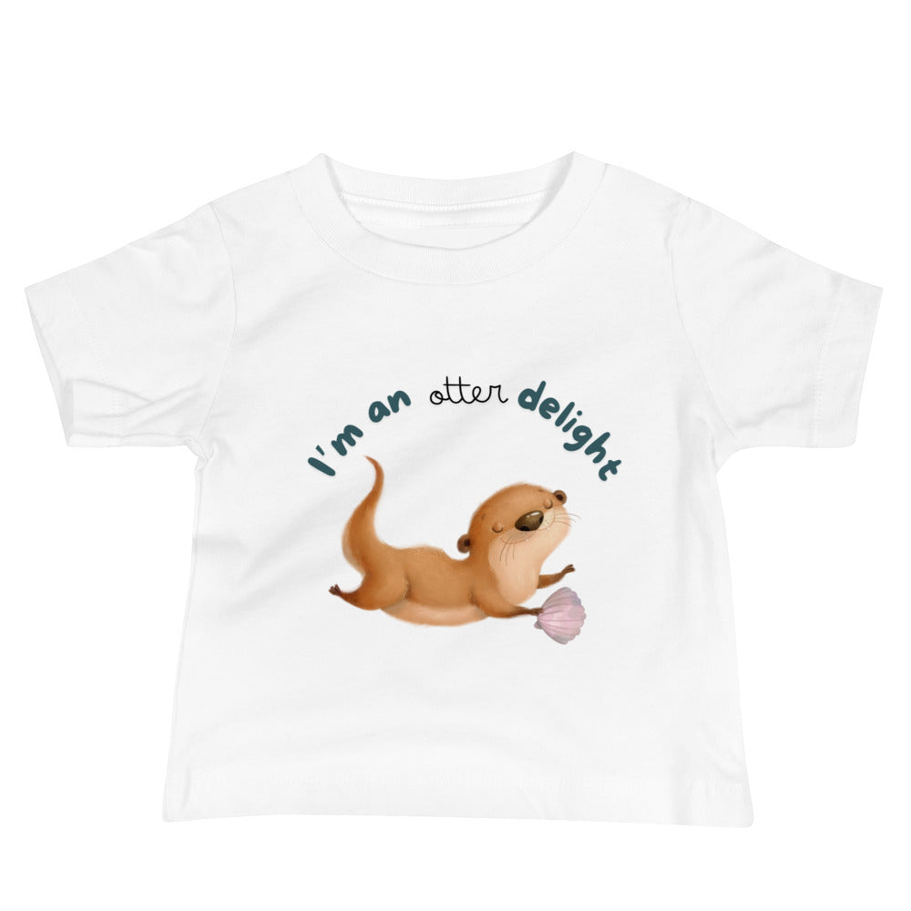 Baby Jersey Short Sleeve Tee - OTTER DELIGHT