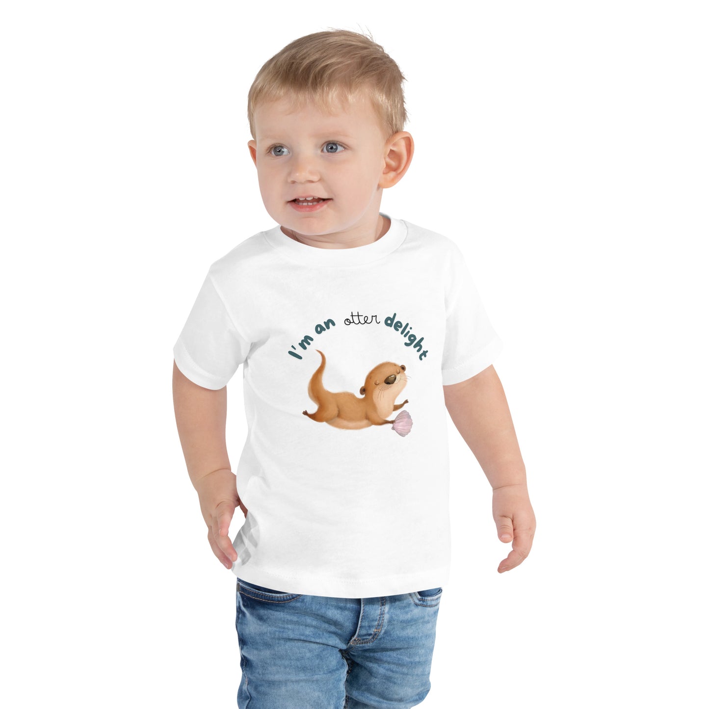 Toddler Short Sleeve Tee - OTTER DELIGHT